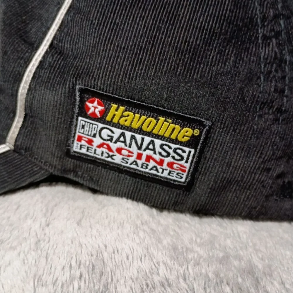 Rare Corduroy NASCAR Havoline Ganassi Racing 42 Cap Strapback Hat Embroidered